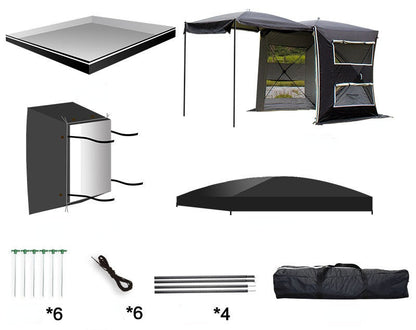Rear Extension Tent Canopy Portable Multi-function