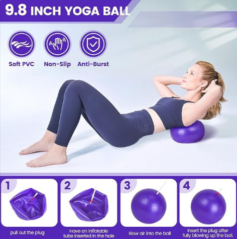 13-Piece Yoga & Pilates Set – Complete Home Workout Kit for Flexibility, Core Strength & Muscle Recovery
