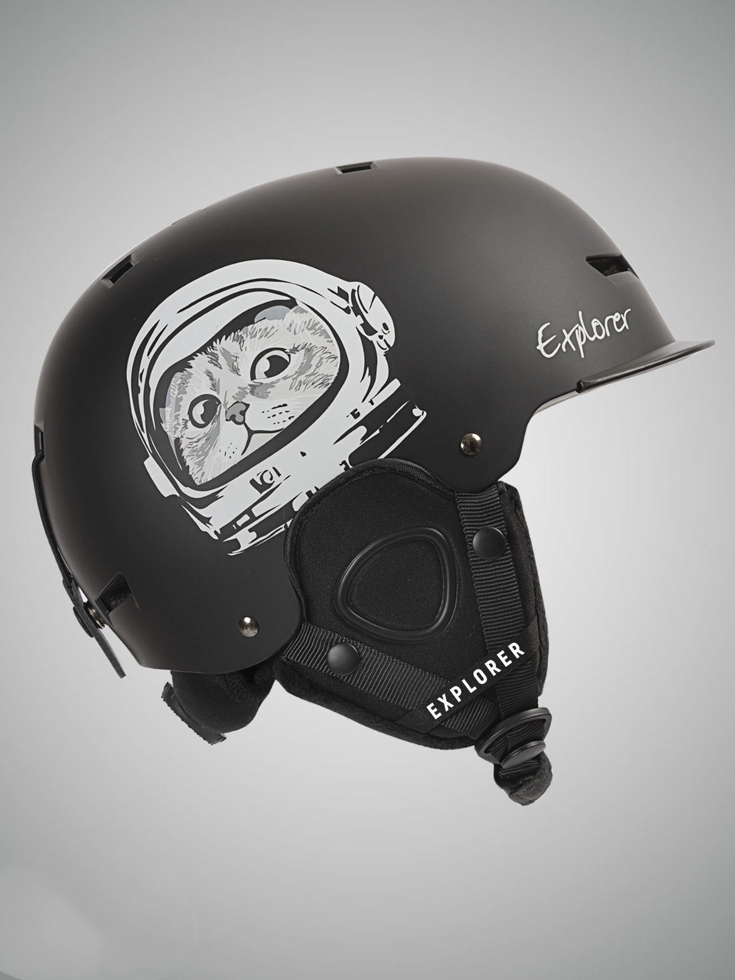 Casque de ski intégré avec lunettes de protection simples et doubles pour adultes