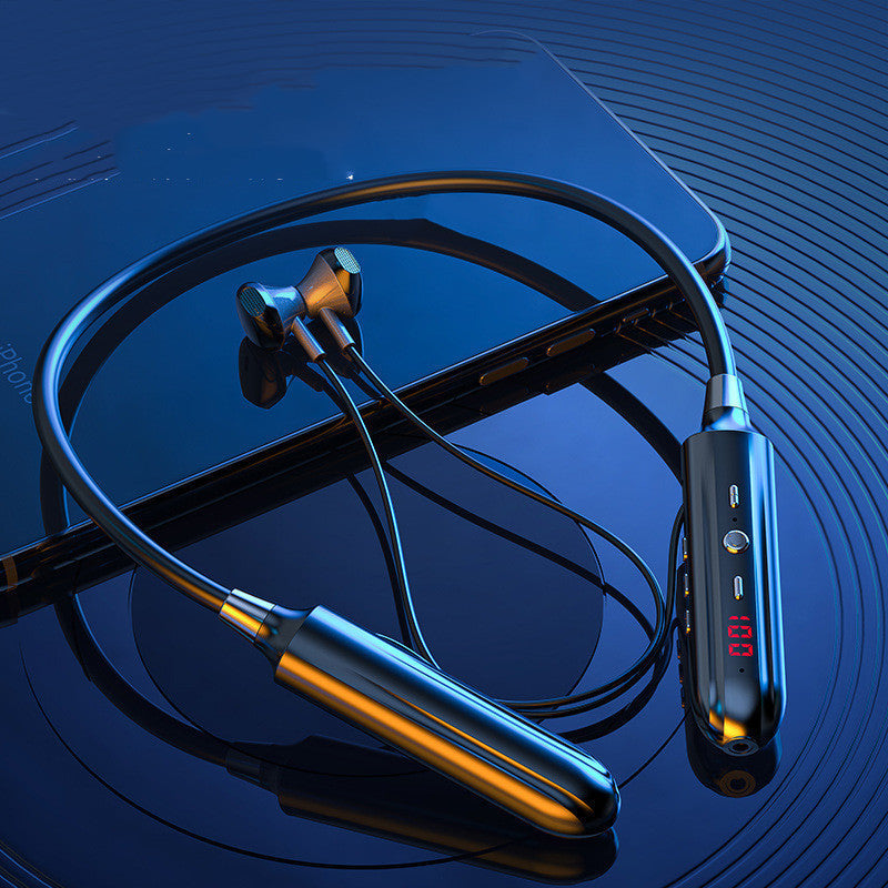 Casque Bluetooth tour de cou avec carte son sans fil