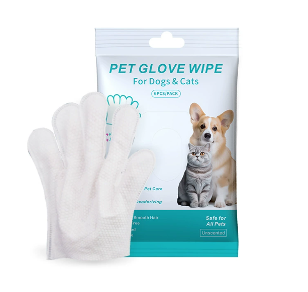Pet Cleaning Gloves & Wipes – Gentle Grooming & Hygiene Kit for Dogs & Cats