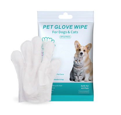 Pet Cleaning Gloves & Wipes – Gentle Grooming & Hygiene Kit for Dogs & Cats