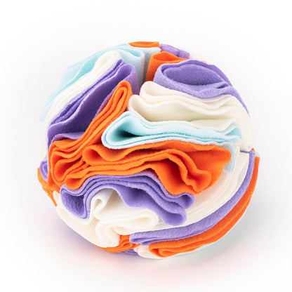 Balle à Renifler Jouet Interactif pour Chien Balle Jouets Puzzles de Stimulation Mentale pour Chien Tapis de Nourriture pour Jeu d'Enrichissement pour Chiens Soulagement du Stress Portable Lavable en Machine