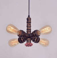 Retro Industrial Style Decoration Restaurant Bar Wrought Iron Lighting