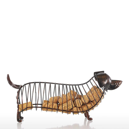 Dachshund Bottle Cork Storage