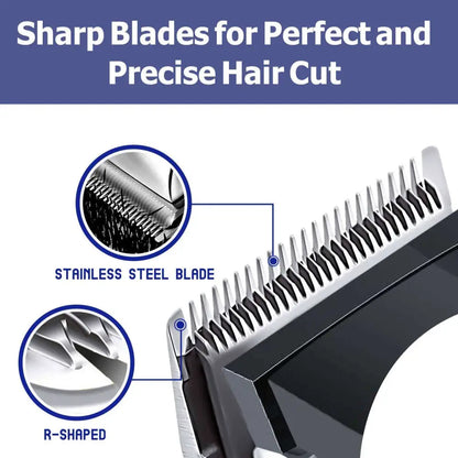 7-in-1 Corded Hair Clippers Grooming Kit