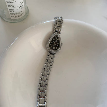 Golden Snake Head Gorgeous Chain Watch Women