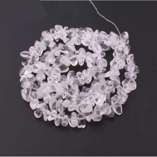 Perles de pierre concassée en cristal naturel