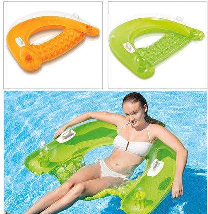 Water inflatable sofa floating bed