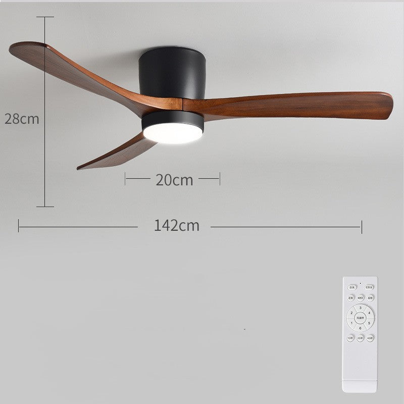 Ventilateur de plafond avec lampe pour appartement F2