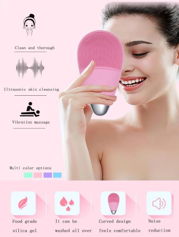 Brosse nettoyante électrique pour le visage