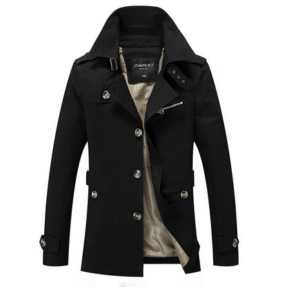 Blouson coupe-vent lavé homme printemps Mode coréenne veste homme Vêtements homme