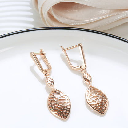Personalized Retro Style Simple Hollow Women's Earrings Accessories