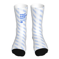 16in Thick Contrast Color Mild Skin-friendly Socks