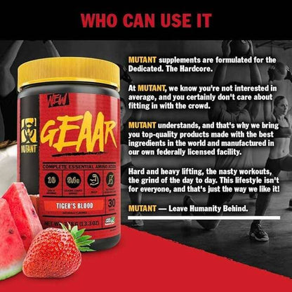 Mutant Geaar (EAA Recovery Complex), 30 servings