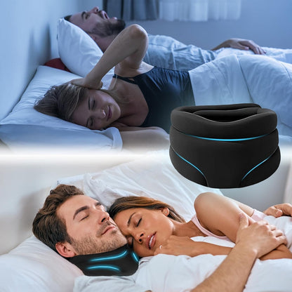 Anti Snoring Neck Pillow Ergonomic Cervical Sleep Support