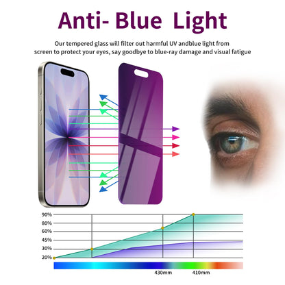 17 Privacy Screen Protector 2 Pack — Anti-Spy Tempered Glass 6.3", Full Coverage
