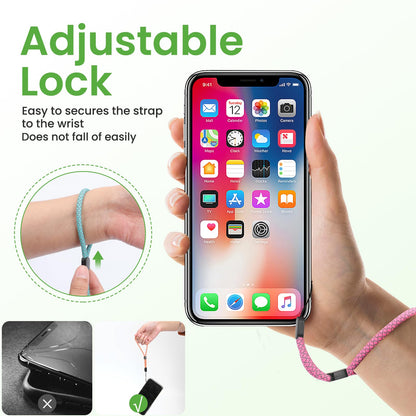 Hand Wrist Strap Lanyard, 8 Pcs Adjustable Nylon Wrist Strap Lanyard, Colorful H