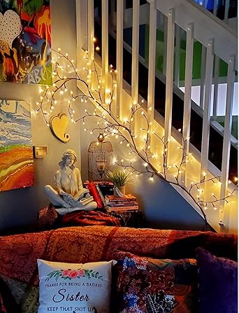 Willow Vine LED String Light | Decorative Hanging Branch Lamp for Wall Decor