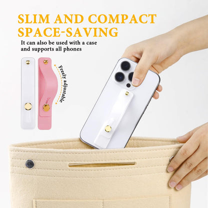 Silicone Phone Strap With Kickstand - Versatile Grip & Holder For Most Phones An
