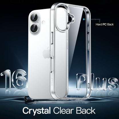 Only For Iphone 16 Plus 6.7-Inch, Non-Yellowing Shockproof Phone Bumper Cover, A