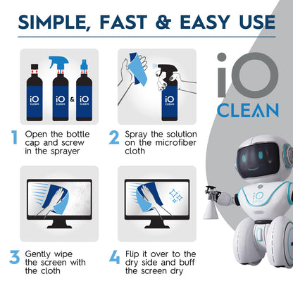 Spray (16Oz - 473Ml) – Best Large Cleaning Kit For Lcd Led Oled Tv, Smartphone,
