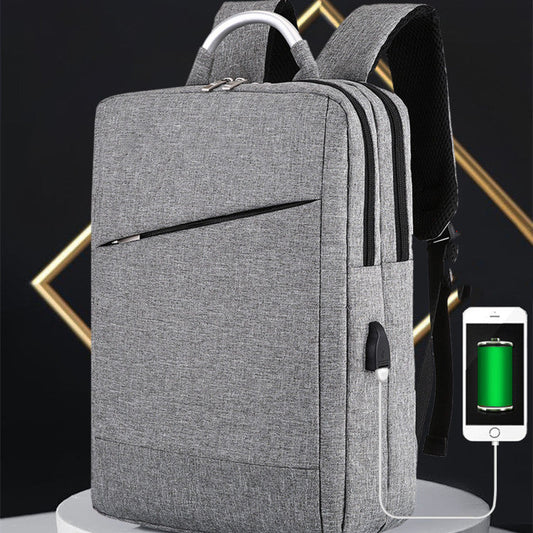 Sac à dos multifonctionnel rechargeable décontracté pour hommes