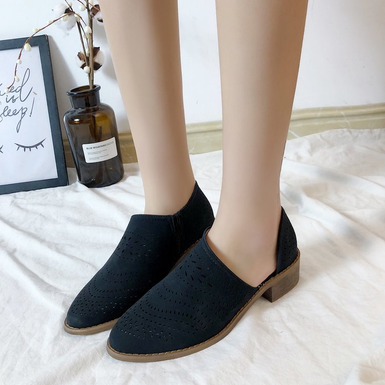 European American Hollow Low Shoes