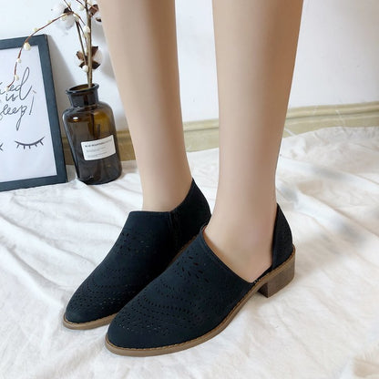 European American Hollow Low Shoes