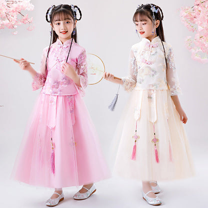 Traje de falda Tang