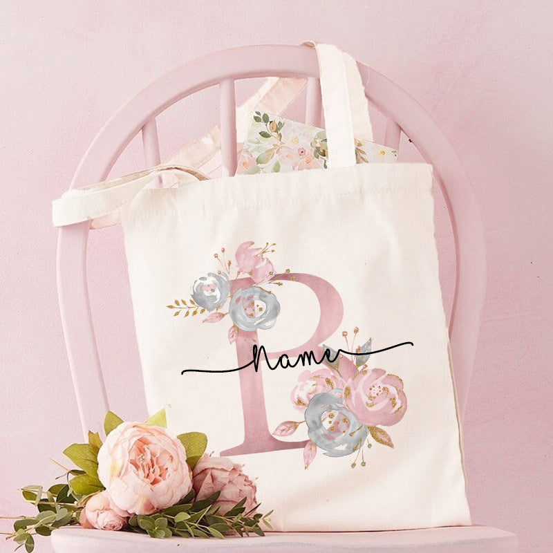 Monogrammed Canvas Bag Women's Tote