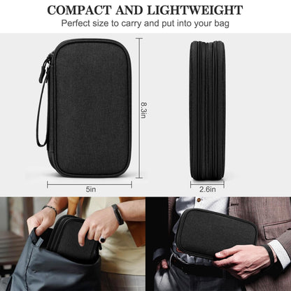 Organizer, Travel Cable Organizer Bag Pouch Electronic