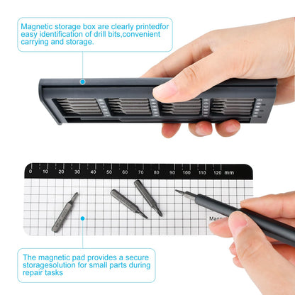 Precision Screwdriver Set — Magnetic Mini Repair Kit for iPhone, MacBook, Watch,
