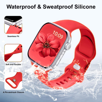Bracelets de sport pour Apple Watch pour femmes et hommes, 38 mm 40 mm 41 mm 42 mm 44 mm 45 mm 46 mm 4