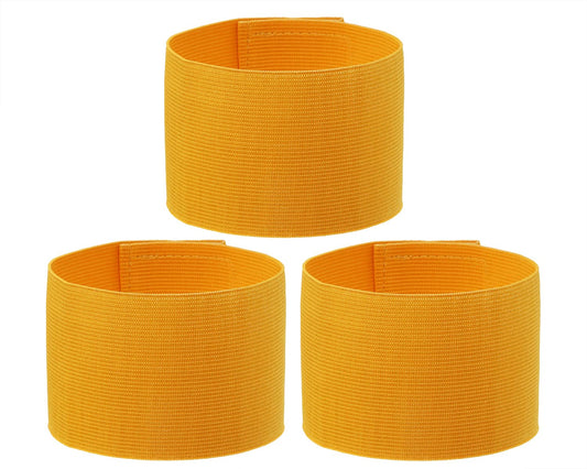 Brazaletes de Capitán 7X32.5Cm/2.75X12.79 Pulgadas Brazalete de Líder Ajustable Deporte de Equipo Ar