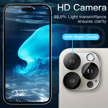 Lens Protector For Iphone 16 Pro 6.3-Inch And Iphone 16 Pro Max 6.9-Inch, 9H Tem