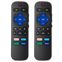 2) Replacement Remote Control Compatible For Roku Tv,For Tcl Roku/For Hisense Ro