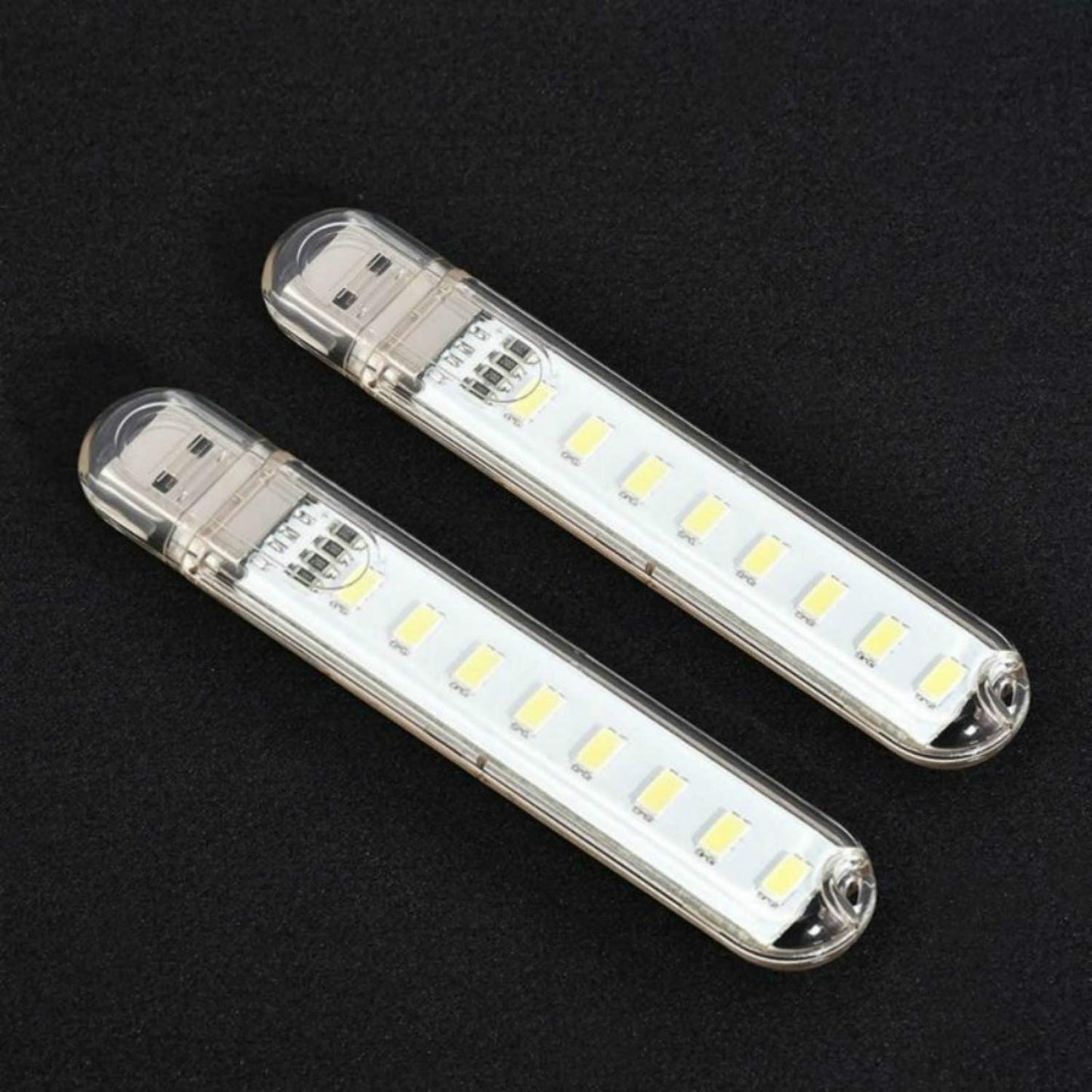 LED Light Stick 4 Pack — Portable 8-Bead White Night Light for Power Bank, Power