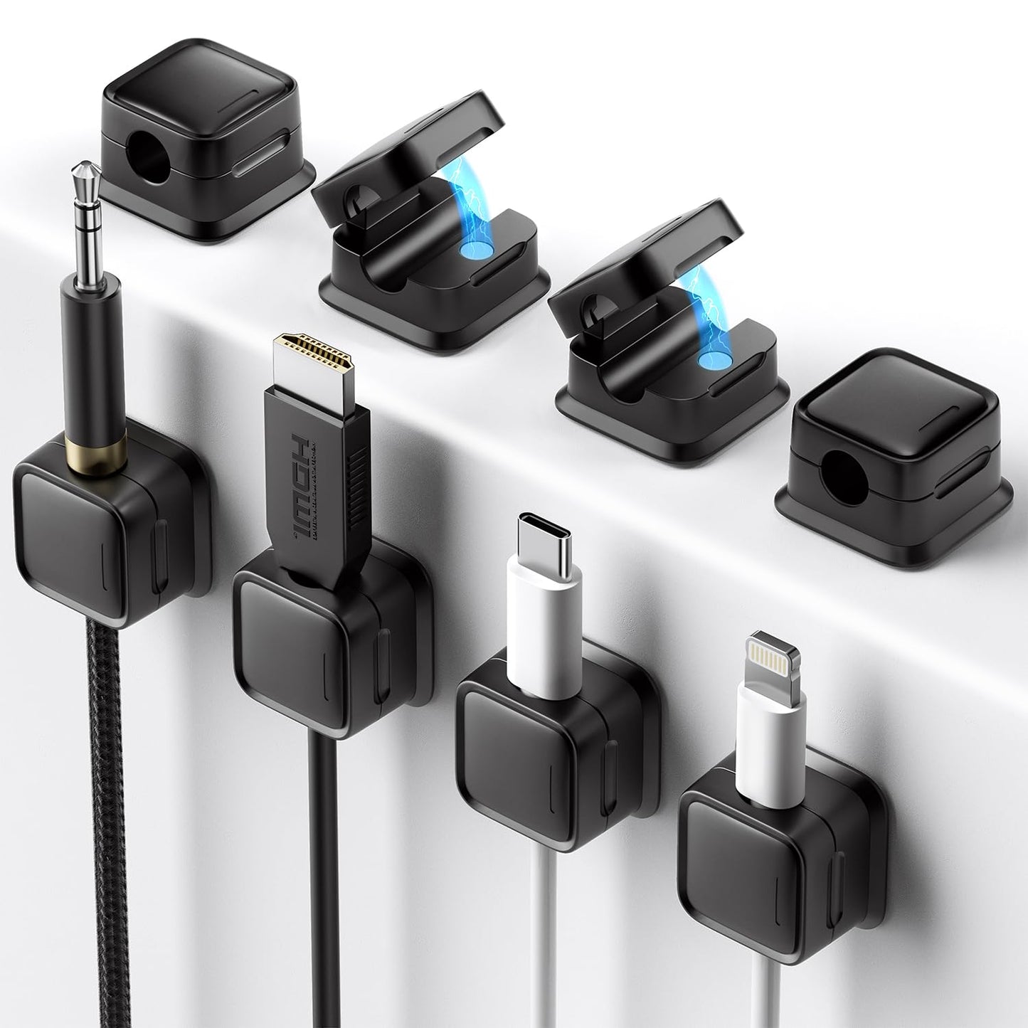 Cord Organizer Holder,Costop Strong Adhesive Desk Cable Managem
