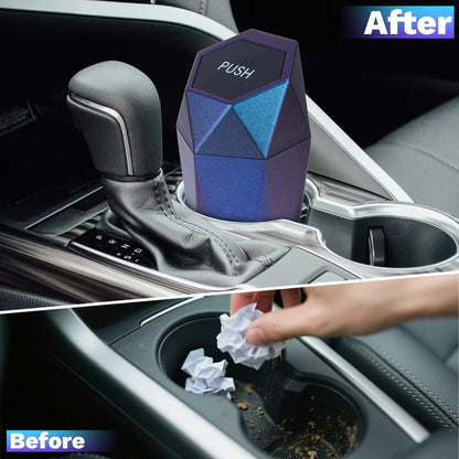 Trash Can, Car Trash Bin With Lid, Car Accessories For Women Interior, Car Garba