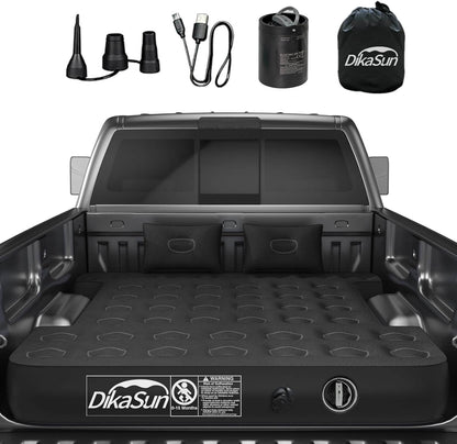 DikaSun 5.5-5.8ft Full Size Auto Inflate Truck Bed Air Mattress