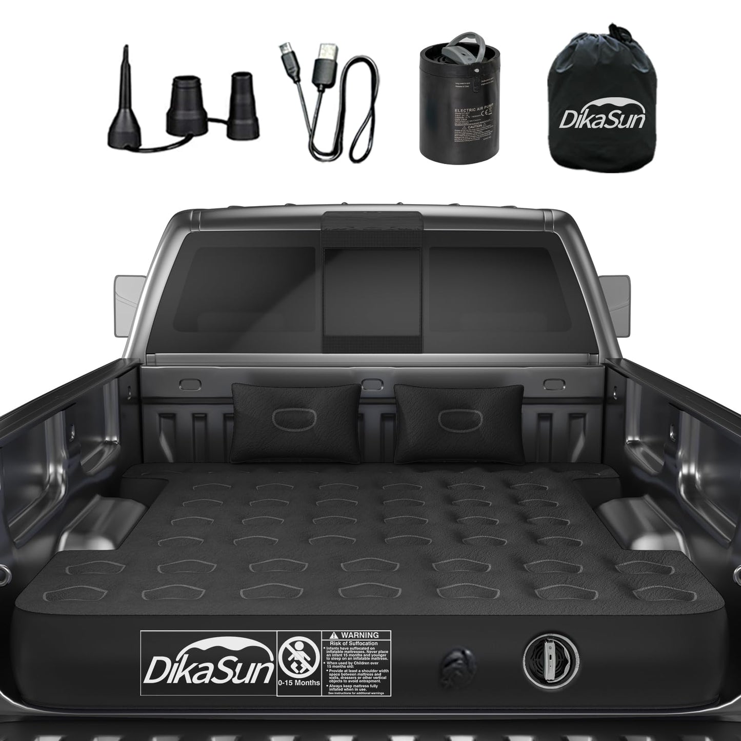 DikaSun Chevrolet 5.5-5.8ft | 6-6.5'  Truck Bed Air Mattress