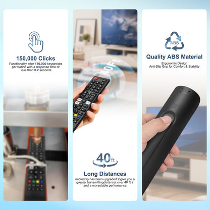 Universal Samsung TV Remote Control Replacement - Compatible with All Samsung Smart Frame TVs