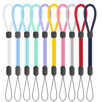 Strap Lanyard, 10 Pack Adjustable Colorful Wristlet Phone Lanyards For Keys, Cel