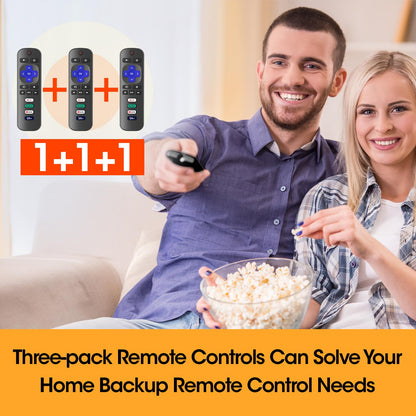 Replacement Remote Control Only For Roku Tv, Compatible For Tcl Roku/Hisense Rok
