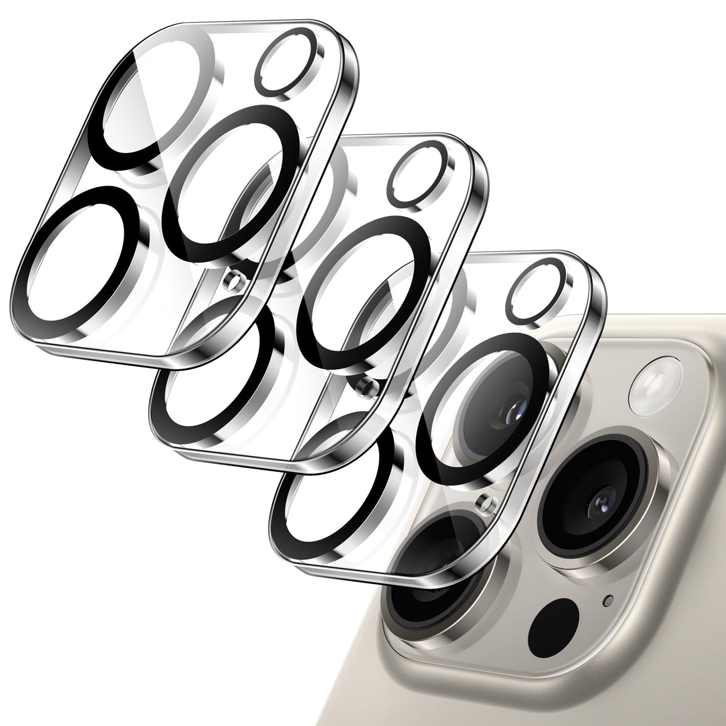 Lens Protector For Iphone 16 Pro 6.3-Inch And Iphone 16 Pro Max 6.9-Inch, 9H Tem