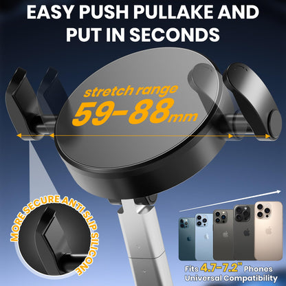 Adjustable Vacuum Magnetic Phone Holder, Vacuum Suction