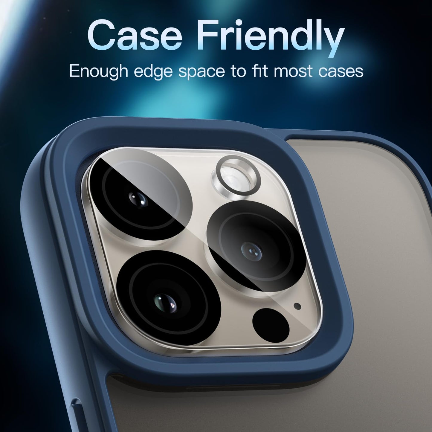 Lens Protector For Iphone 16 Pro 6.3-Inch And Iphone 16 Pro Max 6.9-Inch, 9H Tem