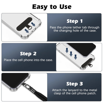 Phone Wrist Strap Anti-Theft, Adjustable Phone Wrist Lanyard With 360° Rotating