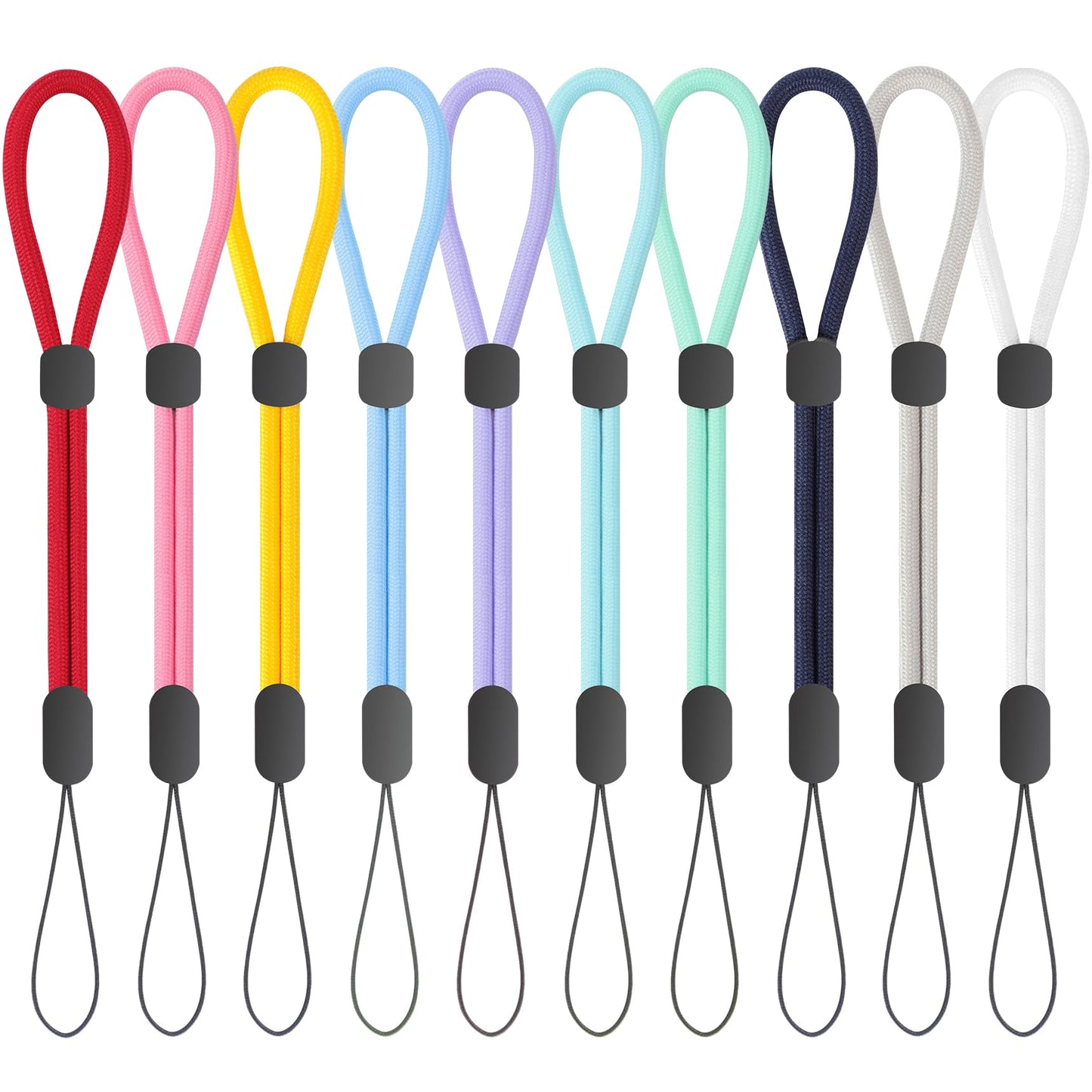 Wrist Strap Lanyard, Adjustable Nylon Colorful For Mobile Phone, Camara, Usb Fla